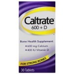 Caltrate 600+D Bone Health Supplement 30 Tablets