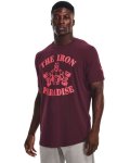 Men's Project Rock Short Sleeve - Dark Maroon XL