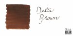 Delta Fountain Pen Ink Bottle – Brown