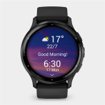 Garmin Venu 3 Slate Stainless Steel Bezel With Black Case And Silicone Band