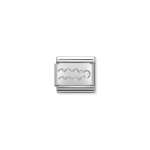 Composable Classic Link Aquarius In Silver And Stone