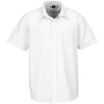 Mens Short Sleeve Washington Shirt White