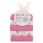 Knitted Face Cloth Set 5-PACK Colour May Vary