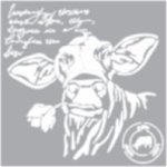 Stencil Cow Bella