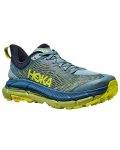 HOKA Men's Mafate Speed 4 Trail - Stone Blue dark Citron - UK7
