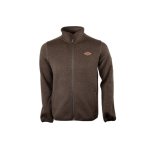 French Knit Zip Through Jacket Olive Melange Was: R1145