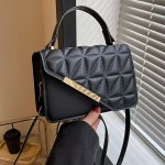 MINI Fashion Quilted Crossbody Bag Trendy Flap Shoulder Bag Women's Casual Handbag & Purse