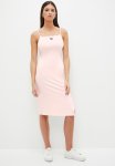 Tommy Hilfiger Badge Tie Back Midi Dress - Pink
