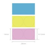NB155 - - D11 D101 D110 H1S - 14X28MM - 220 Sold Pyb Multi- Colour Labels