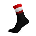 Austria Flag Socks - Medium Black
