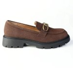 Madison Olina Loafer - Dark Brown - 8