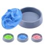 Stankeloko Slow Feeder Dog Bowls Insert 2-IN-1 Slow Feeder Dog Bowls With Silicone Slow Feeder Insert Anti-choking Puzzle Food Bowl Dog Puzzle Feeder