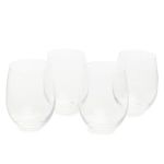 - Soho Crystal Stemless Wine Glasses - 575ML - Set Of 4