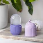 Shell Shaped Facial Ice Roller - Purple