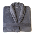 Club Classique Coral Fleece Bathrobes - Various Colours & Sizes - 5 XL Light Grey