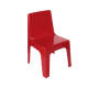 Junior Armless Kiddies Chair Red