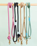 Luxury Rope Dog Lead - Hot Pink