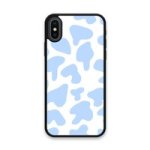 Custom Printed Tpu Cases - Apple Iphone X Apple Iphone XS & 39 Blue Cow Print& 39 By