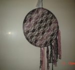 Purple Pink Lace Large Dreamcatcher DC59