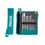 Total Tools 10PCS Hammer Drill Bits And Chisels Set