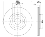 Stone Brake Disc Front BR15434