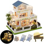 Diy Miniature House Kit MINI House Kit For Beginners Diy Dollhouse Kit For Adults To Build Model Building Craft Diorama Kit Idea
