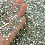 Mixed Sizes Ab Rhinestone Set Multicolored Resin Flatback Assorted Sizes For Dress Embellishment Ballet Costumes Performance Gla