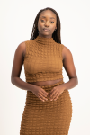 Tiana Sleeveless Crop Top - M