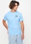 Billabong Crayon Wave Short Sleeve - Dusty Blue