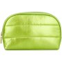 Clicks Atomic Half Moon Cosmetic Bag Lime & Metallic