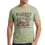 Wilderness Kudu Mens Ss Tee Laurel Green