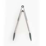 Legend 35CM Premium Silicone Tongs Silver