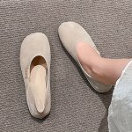 Women's Solid Color Flat Shoes Comfort Slip On Two Way Wear Shoes Casual Daily Flats