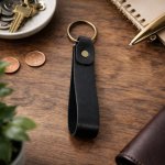 Bulk Order: Handmade Personalised Leather Keyring – Narrow