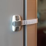 20CM 7.9INCH Child Safety Lock - Keep Your Baby Safe With Anti-clamp Cabinet & Refrigerator Drawer Locks