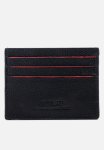 Cow Hammered Leather Wallet - Black