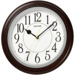 Rhythm Mirrored Glass Wall Clock 25 Cm X 25 Cm X 3.8 Cm