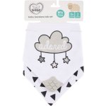 Made 4 Baby Unisex 2 Pack Monochrome Bandana Bibs
