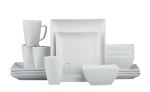 16-PIECE Ceramic Porcelain Dinnerware Set