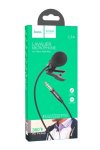 Hoco Microphone Hands Free Clip-on MIC Lavalier For Smartphone & PC Audio Plug 3.5MM