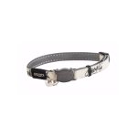 Rogz Catz Glowcat Collar - Small Black Jumping Cat