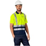 Surveyor Two-tone Hi-viz Reflective Golf Shirt
