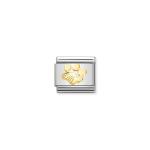 Composable Classic Link Paw Print Etched Detail
