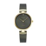 Diamant - Green Dial Stainless Steel Ladies Watch V256LXGEME