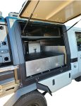 Toyota Land Cruiser 79 Series Single Cab Roof Mounted Full Shelf For Half Canopy For