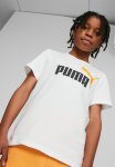Puma Ess+ 2 Col Logo Tee B - White & Desert Glay