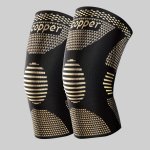 2PCS Copper Knee Braces For Knee Joint & Arthritis Support For Running Meniscus Tear Acl & More