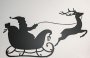 Santa Metal Wall Art