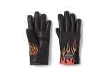 Womens Bar & Shield Blaze Perforated Leather Gloves