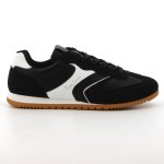 Pierre Cardin Alessi 3 Ladies Lace Up Sneaker- Black White - 8
